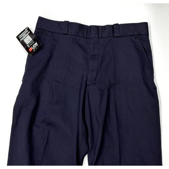 Lion Apparel Uniform Dress Pants Mens 34 Navy Blue Station Duty NWT - Picture 1 of 8